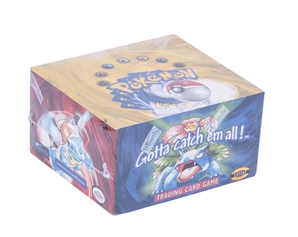 1999 Pokemon Base Set Booster Box Blue Wing Edition - Factory Sealed